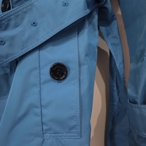 Burberry Vibrant Blue Trench Coat - Picture 2 of 12